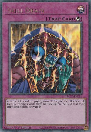 Skill Drain (Duel Terminal) (HAC1-EN028) - Hidden Arsenal: Chapter 1 1st Edition - Premium Yugioh Single from Konami - Just $0.48! Shop now at Game Crave Tournament Store