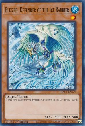 Blizzed, Defender of the Ice Barrier (HAC1-EN029) - Hidden Arsenal: Chapter 1 1st Edition - Premium Yugioh Single from Konami - Just $0.25! Shop now at Game Crave Tournament Store