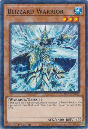 Blizzard Warrior (Duel Terminal) (HAC1-EN030) - Hidden Arsenal: Chapter 1 1st Edition - Premium Yugioh Single from Konami - Just $0.25! Shop now at Game Crave Tournament Store