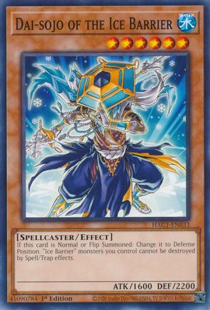 Dai-sojo of the Ice Barrier (HAC1-EN033) - Hidden Arsenal: Chapter 1 1st Edition - Premium Yugioh Single from Konami - Just $0.25! Shop now at Game Crave Tournament Store