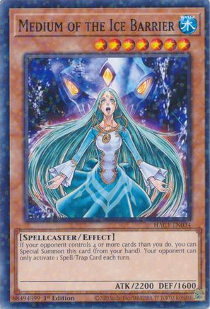 Medium of the Ice Barrier (Duel Terminal) (HAC1-EN034) - Hidden Arsenal: Chapter 1 1st Edition - Premium Yugioh Single from Konami - Just $0.79! Shop now at Game Crave Tournament Store