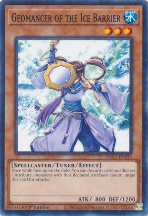 Geomancer of the Ice Barrier (Duel Terminal) (HAC1-EN036) - Hidden Arsenal: Chapter 1 1st Edition - Premium Yugioh Single from Konami - Just $0.25! Shop now at Game Crave Tournament Store