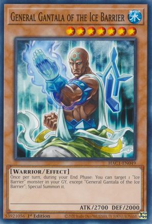 General Gantala of the Ice Barrier (HAC1-EN049) - Hidden Arsenal: Chapter 1 1st Edition - Premium Yugioh Single from Konami - Just $0.25! Shop now at Game Crave Tournament Store