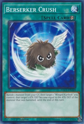 Berserker Crush (HAC1-EN169) - Hidden Arsenal: Chapter 1 1st Edition - Premium Yugioh Single from Konami - Just $0.25! Shop now at Game Crave Tournament Store