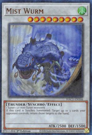 Mist Wurm (Duel Terminal) (HAC1-EN166) - Hidden Arsenal: Chapter 1 1st Edition - Premium Yugioh Single from Konami - Just $3.26! Shop now at Game Crave Tournament Store