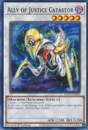 Ally of Justice Catastor (HAC1-EN090) - Hidden Arsenal: Chapter 1 1st Edition - Premium Yugioh Single from Konami - Just $0.20! Shop now at Game Crave Tournament Store