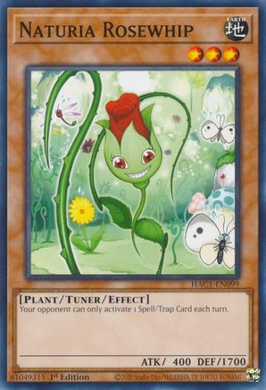 Naturia Rosewhip (HAC1-EN099) - Hidden Arsenal: Chapter 1 1st Edition - Premium Yugioh Single from Konami - Just $0.25! Shop now at Game Crave Tournament Store