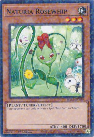Naturia Rosewhip (Duel Terminal) (HAC1-EN099) - Hidden Arsenal: Chapter 1 1st Edition - Premium Yugioh Single from Konami - Just $0.58! Shop now at Game Crave Tournament Store