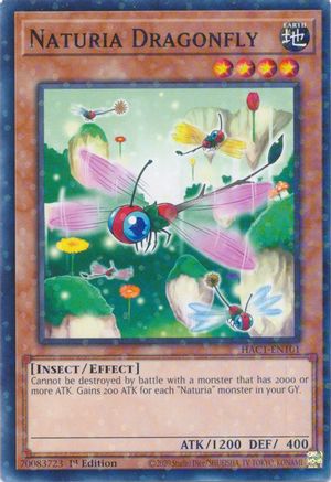 Naturia Dragonfly (Duel Terminal) (HAC1-EN101) - Hidden Arsenal: Chapter 1 1st Edition - Premium Yugioh Single from Konami - Just $0.34! Shop now at Game Crave Tournament Store