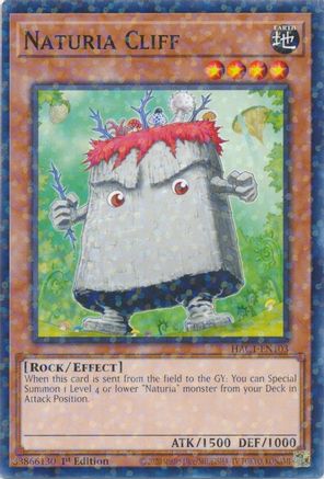 Naturia Cliff (Duel Terminal) (HAC1-EN103) - Hidden Arsenal: Chapter 1 1st Edition - Premium Yugioh Single from Konami - Just $0.25! Shop now at Game Crave Tournament Store
