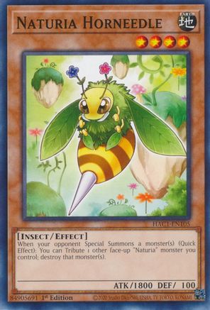 Naturia Horneedle (HAC1-EN105) - Hidden Arsenal: Chapter 1 1st Edition - Premium Yugioh Single from Konami - Just $0.25! Shop now at Game Crave Tournament Store