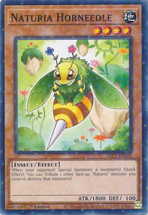 Naturia Horneedle (Duel Terminal) (HAC1-EN105) - Hidden Arsenal: Chapter 1 1st Edition - Premium Yugioh Single from Konami - Just $0.39! Shop now at Game Crave Tournament Store