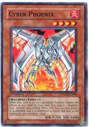 Cyber Phoenix (DP04-EN006) - Duelist Pack 4: Zane Truesdale 1st Edition - Premium Yugioh Single from Konami - Just $0.25! Shop now at Game Crave Tournament Store