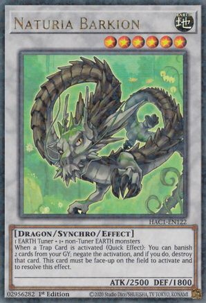 Naturia Barkion (Duel Terminal) (HAC1-EN122) - Hidden Arsenal: Chapter 1 1st Edition - Premium Yugioh Single from Konami - Just $0.30! Shop now at Game Crave Tournament Store