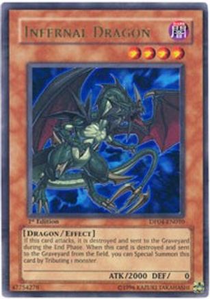 Infernal Dragon (DP04-EN010) - Duelist Pack 4: Zane Truesdale Unlimited - Premium Yugioh Single from Konami - Just $8.03! Shop now at Game Crave Tournament Store