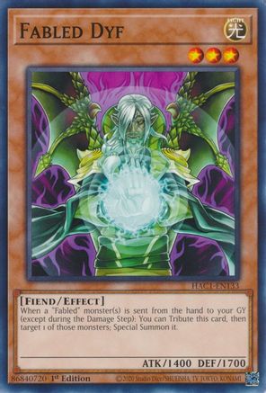Fabled Dyf (HAC1-EN133) - Hidden Arsenal: Chapter 1 1st Edition - Premium Yugioh Single from Konami - Just $0.25! Shop now at Game Crave Tournament Store