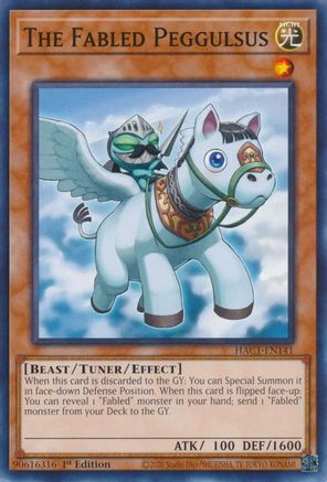 The Fabled Peggulsus (HAC1-EN141) - Hidden Arsenal: Chapter 1 1st Edition - Premium Yugioh Single from Konami - Just $0.08! Shop now at Game Crave Tournament Store