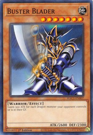 Buster Blader (HAC1-EN007) - Hidden Arsenal: Chapter 1 1st Edition - Premium Yugioh Single from Konami - Just $0.58! Shop now at Game Crave Tournament Store