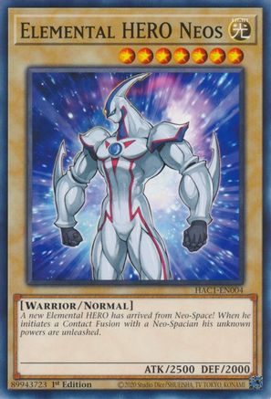 Elemental HERO Neos (HAC1-EN004) - Hidden Arsenal: Chapter 1 1st Edition - Premium Yugioh Single from Konami - Just $0.25! Shop now at Game Crave Tournament Store