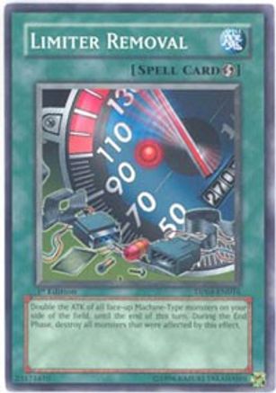 Limiter Removal (DP04-EN016) - Duelist Pack 4: Zane Truesdale 1st Edition - Premium Yugioh Single from Konami - Just $0.25! Shop now at Game Crave Tournament Store
