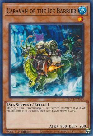 Caravan of the Ice Barrier (HAC1-EN040) - Hidden Arsenal: Chapter 1 1st Edition - Premium Yugioh Single from Konami - Just $0.25! Shop now at Game Crave Tournament Store