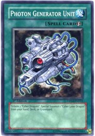 Photon Generator Unit (DP04-EN021) - Duelist Pack 4: Zane Truesdale 1st Edition - Premium Yugioh Single from Konami - Just $0.46! Shop now at Game Crave Tournament Store