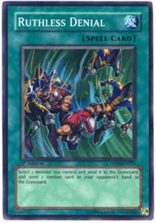 Ruthless Denial (DP04-EN024) - Duelist Pack 4: Zane Truesdale 1st Edition - Premium Yugioh Single from Konami - Just $3.06! Shop now at Game Crave Tournament Store