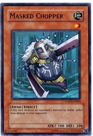 Masked Chopper (GX03-EN003) - GX Spirit Caller Promo Limited - Premium Yugioh Single from Konami - Just $0.62! Shop now at Game Crave Tournament Store