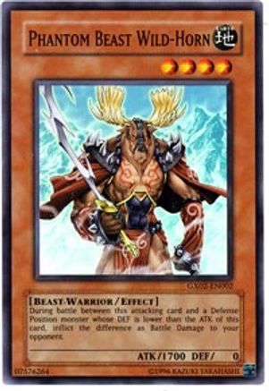 Phantom Beast Wild-Horn (GX02-EN002) - GX Tag Force Promo Limited - Premium Yugioh Single from Konami - Just $0.92! Shop now at Game Crave Tournament Store