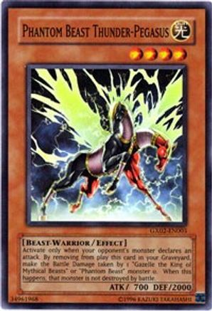 Phantom Beast Thunder-Pegasus (GX02-EN003) - GX Tag Force Promo Limited - Premium Yugioh Single from Konami - Just $0.38! Shop now at Game Crave Tournament Store