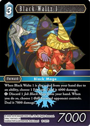 Black Waltz 1 (EMISSARIES OF LIGHT) Foil - Premium Final Fantasy Single from Emissaries of Light - Just $0.41! Shop now at Game Crave Tournament Store