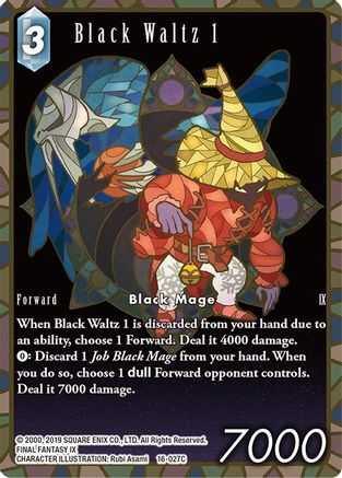 Black Waltz 1 (Full Art) (EMISSARIES OF LIGHT) Foil - Premium Final Fantasy Single from Emissaries of Light - Just $15.73! Shop now at Game Crave Tournament Store