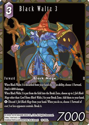 Black Waltz 3 (Full Art) (EMISSARIES OF LIGHT) Foil - Premium Final Fantasy Single from Emissaries of Light - Just $12.91! Shop now at Game Crave Tournament Store