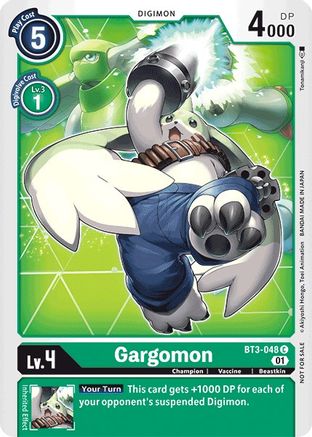 Gargomon - BT3-048 (Winner Pack Next Adventure) (BT3-048) - Release Special Booster - Premium Digimon Single from Bandai - Just $3.90! Shop now at Game Crave Tournament Store