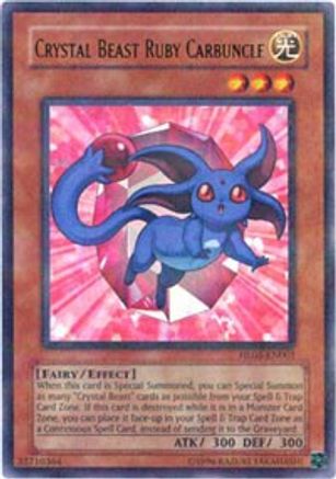 Crystal Beast Ruby Carbuncle (HL05-EN001) - Hobby League 5 Limited - Premium Yugioh Single from Konami - Just $6.06! Shop now at Game Crave Tournament Store