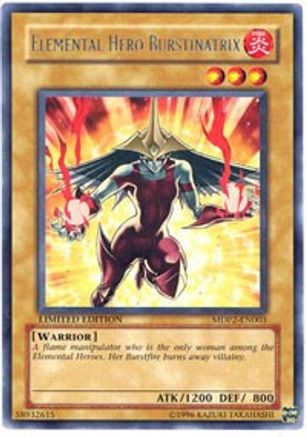 Elemental Hero Burstinatrix (MDP2-EN003) - McDonald's Promo Series 2 Limited - Premium Yugioh Single from Konami - Just $2.38! Shop now at Game Crave Tournament Store
