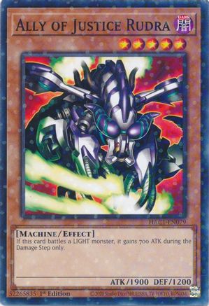 Ally of Justice Rudra (Duel Terminal) (HAC1-EN079) - Hidden Arsenal: Chapter 1 1st Edition - Premium Yugioh Single from Konami - Just $0.25! Shop now at Game Crave Tournament Store