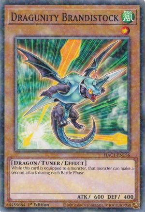 Dragunity Brandistock (Duel Terminal) (HAC1-EN156) - Hidden Arsenal: Chapter 1 1st Edition - Premium Yugioh Single from Konami - Just $0.25! Shop now at Game Crave Tournament Store