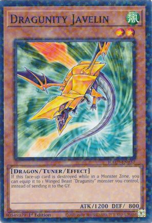 Dragunity Javelin (Duel Terminal) (HAC1-EN157) - Hidden Arsenal: Chapter 1 1st Edition - Premium Yugioh Single from Konami - Just $0.25! Shop now at Game Crave Tournament Store