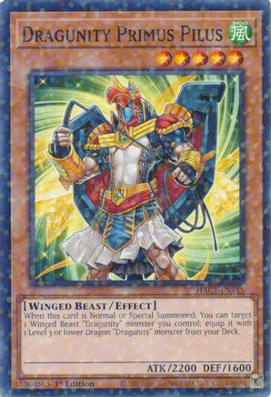 Dragunity Primus Pilus (Duel Terminal) (HAC1-EN155) - Hidden Arsenal: Chapter 1 1st Edition - Premium Yugioh Single from Konami - Just $0.25! Shop now at Game Crave Tournament Store