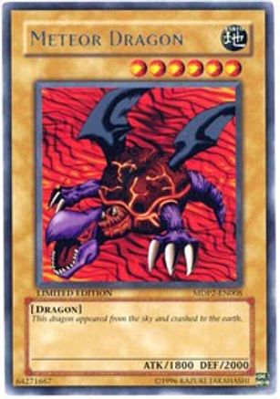 Meteor Dragon (MDP2-EN008) - McDonald's Promo Series 2 Limited - Premium Yugioh Single from Konami - Just $0.83! Shop now at Game Crave Tournament Store