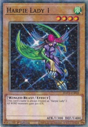 Harpie Lady 1 (Duel Terminal) (HAC1-EN010) - Hidden Arsenal: Chapter 1 1st Edition - Premium Yugioh Single from Konami - Just $0.35! Shop now at Game Crave Tournament Store