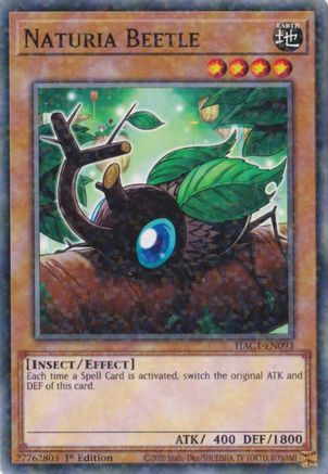 Naturia Beetle (Duel Terminal) (HAC1-EN093) - Hidden Arsenal: Chapter 1 1st Edition - Premium Yugioh Single from Konami - Just $0.25! Shop now at Game Crave Tournament Store