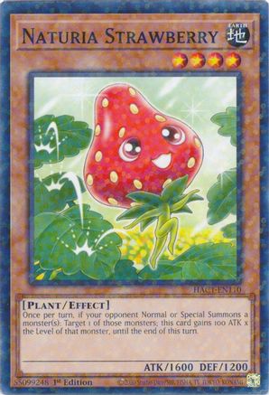 Naturia Strawberry (Duel Terminal) (HAC1-EN110) - Hidden Arsenal: Chapter 1 1st Edition - Premium Yugioh Single from Konami - Just $0.26! Shop now at Game Crave Tournament Store