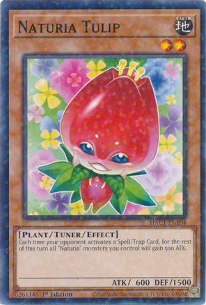 Naturia Tulip (Duel Terminal) (HAC1-EN104) - Hidden Arsenal: Chapter 1 1st Edition - Premium Yugioh Single from Konami - Just $0.25! Shop now at Game Crave Tournament Store
