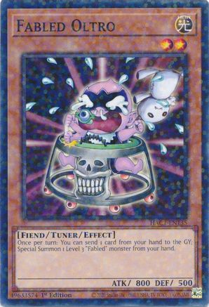 Fabled Oltro (Duel Terminal) (HAC1-EN135) - Hidden Arsenal: Chapter 1 1st Edition - Premium Yugioh Single from Konami - Just $0.26! Shop now at Game Crave Tournament Store