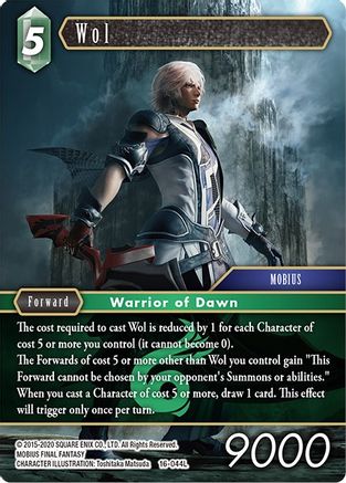 Wol (EMISSARIES OF LIGHT) Foil - Premium Final Fantasy Single from Emissaries of Light - Just $3.53! Shop now at Game Crave Tournament Store