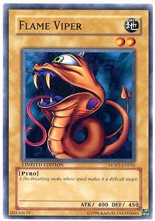 Flame Viper (MDP2-EN016) - McDonald's Promo Series 2 Limited - Premium Yugioh Single from Konami - Just $0.44! Shop now at Game Crave Tournament Store