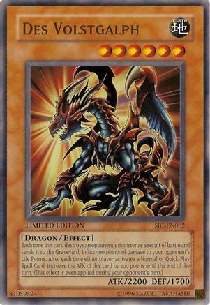 Des Volstgalph (SJC-EN002) - Shonen Jump Championship Series Promos - Premium Yugioh Single from Konami - Just $0! Shop now at Game Crave Tournament Store