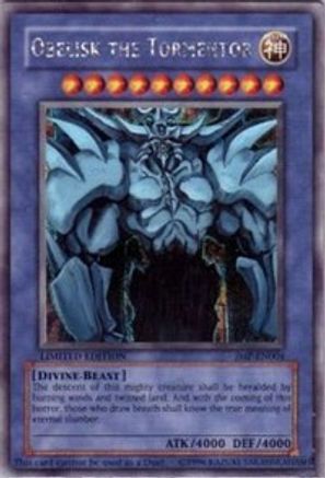Obelisk the Tormentor (JMP-EN004) (JMP-EN004) - Shonen Jump Magazine Promos Limited - Premium Yugioh Single from Konami - Just $13.47! Shop now at Game Crave Tournament Store